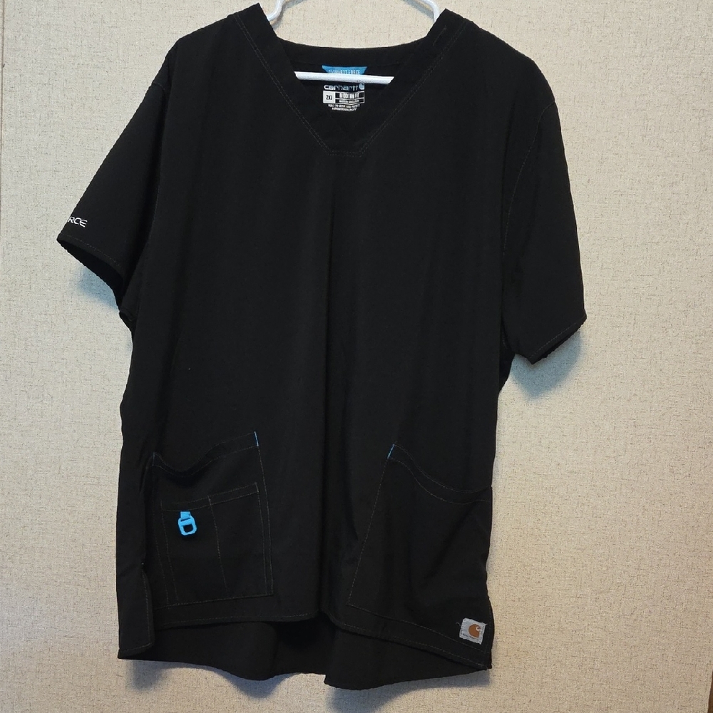 Carhartt Black Short Sleeve Top with Pockets